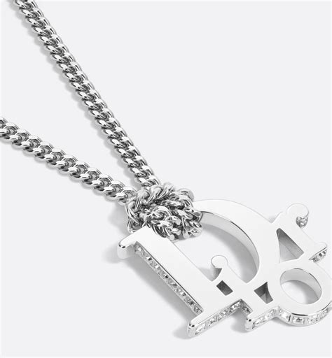 dior halskette silber
